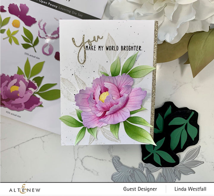 Dies Craft-A-Flower: Open Peony Layering Die Set