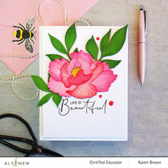 Dies Craft-A-Flower: Open Peony Layering Die Set