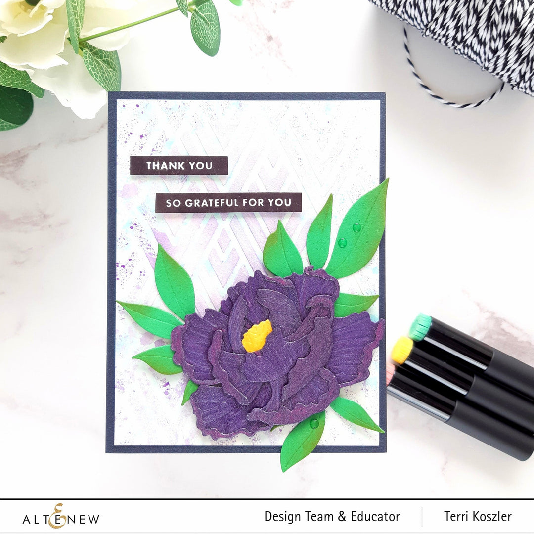 Dies Craft-A-Flower: Open Peony Layering Die Set