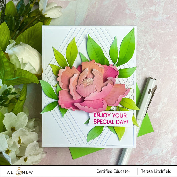 Dies Craft-A-Flower: Open Peony Layering Die Set