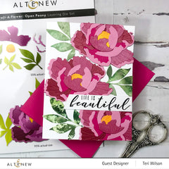 Dies Craft-A-Flower: Open Peony Layering Die Set