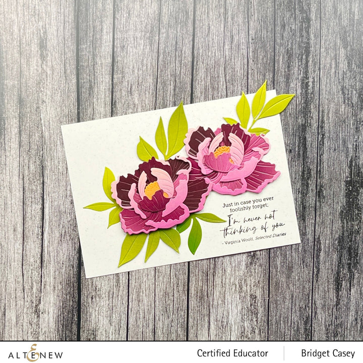 Dies Craft-A-Flower: Open Peony Layering Die Set