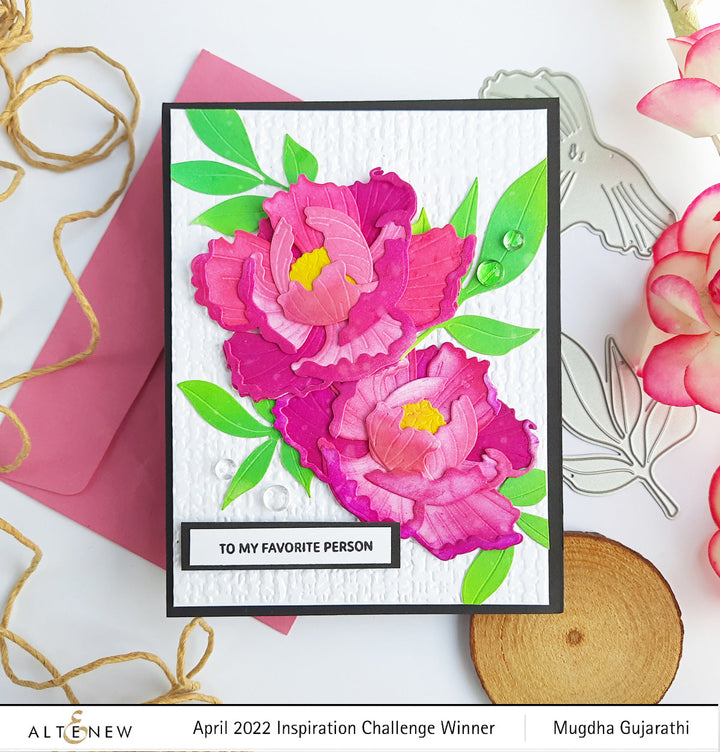 Dies Craft-A-Flower: Open Peony Layering Die Set
