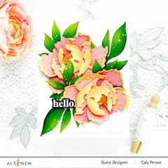 Dies Craft-A-Flower: Open Peony Layering Die Set