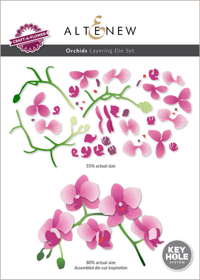 Dies Craft-A-Flower: Orchids Layering Die Set