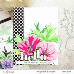 Dies Craft-A-Flower: Orion Geranium Layering Die Set
