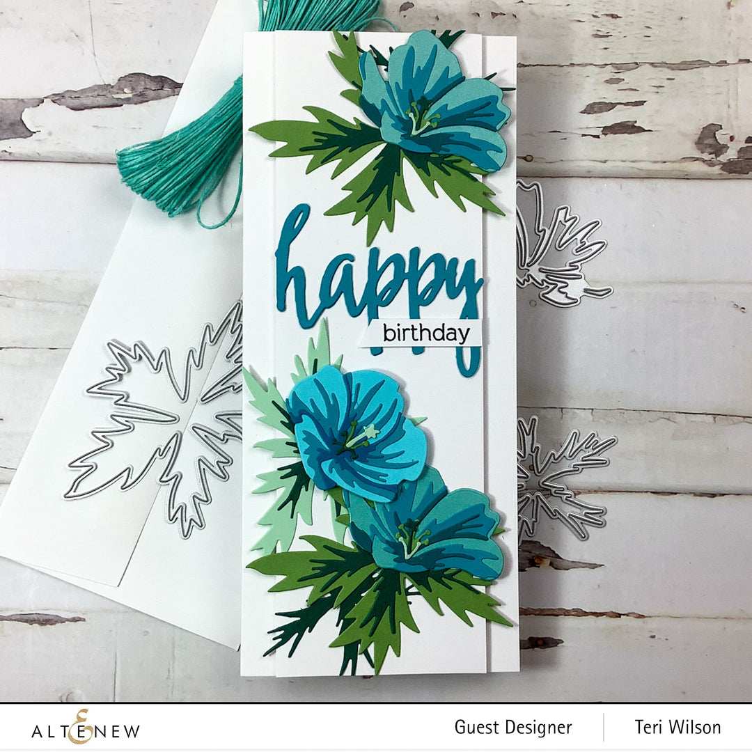 Dies Craft-A-Flower: Orion Geranium Layering Die Set