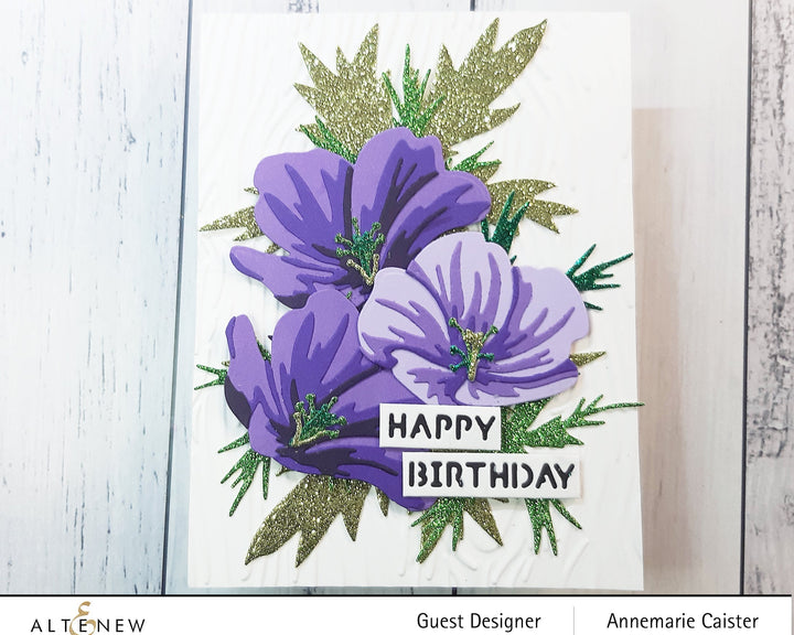 Dies Craft-A-Flower: Orion Geranium Layering Die Set