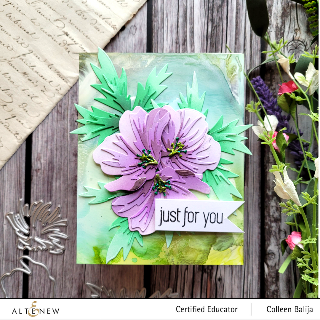 Dies Craft-A-Flower: Orion Geranium Layering Die Set