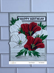 Dies Craft-A-Flower: Orion Geranium Layering Die Set
