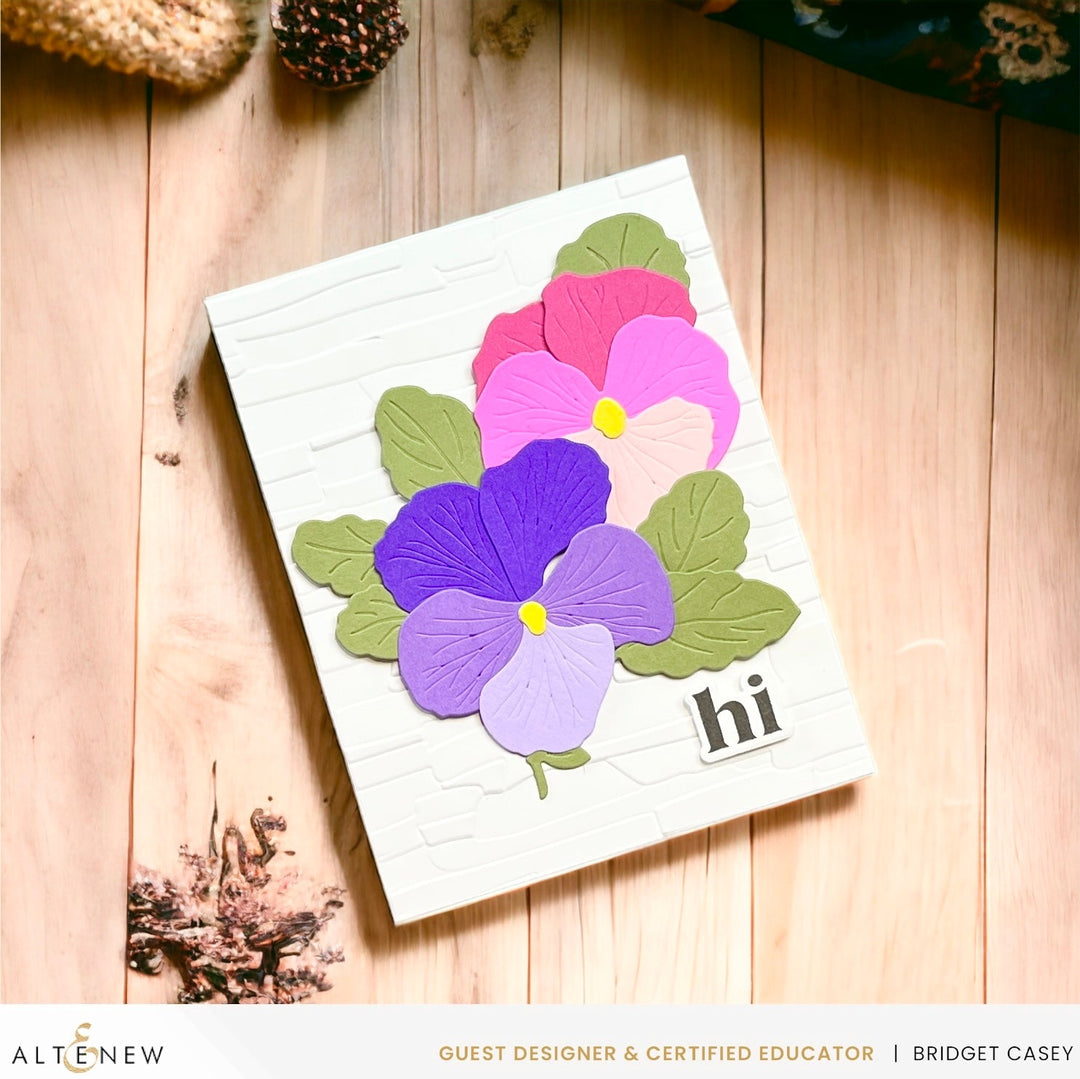 Dies Craft-A-Flower: Pansies Layering Die Set