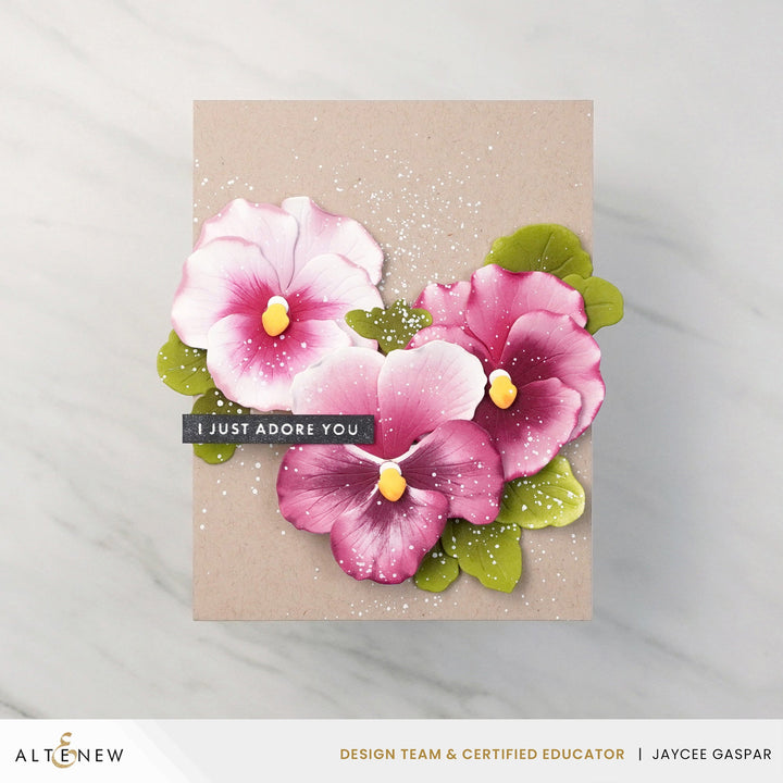 Dies Craft-A-Flower: Pansies Layering Die Set