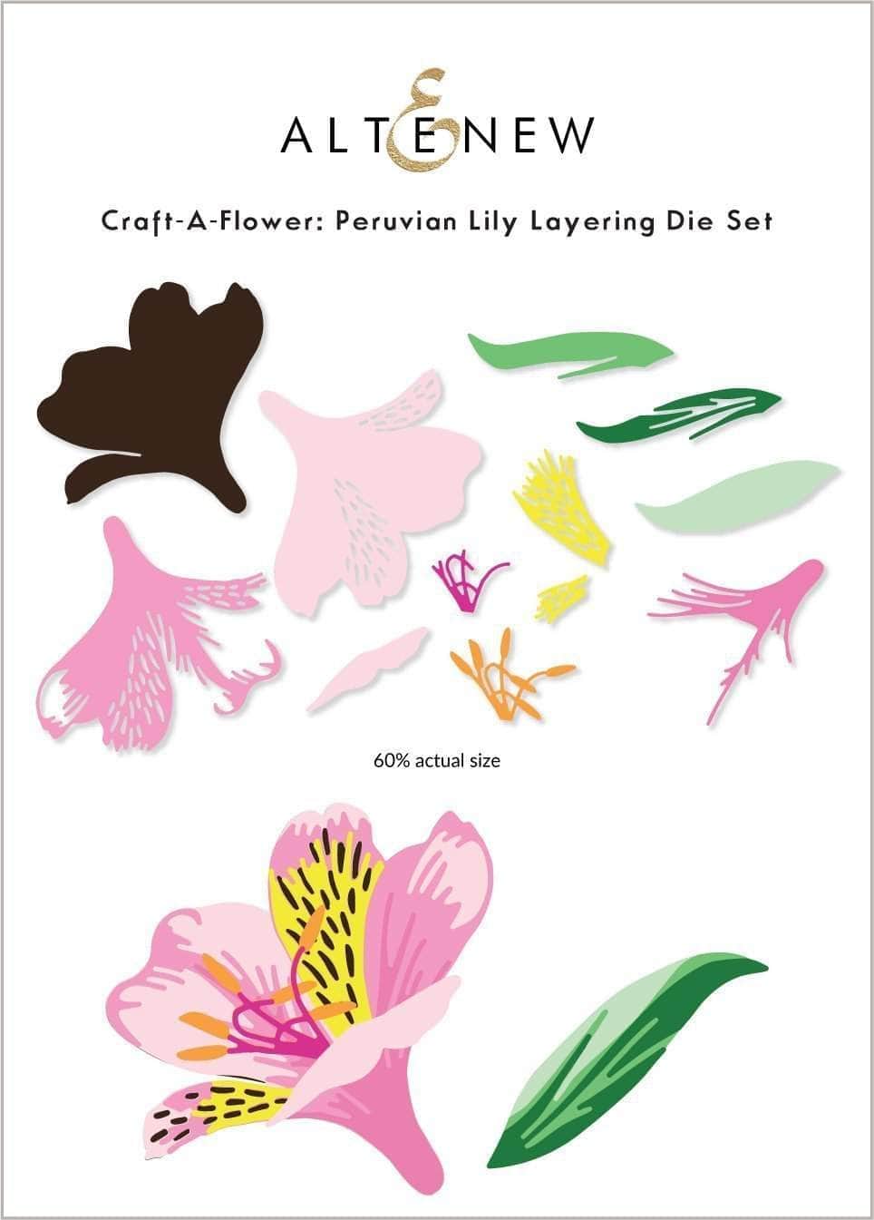 Dies Craft-A-Flower: Peruvian Lily Layering Die Set