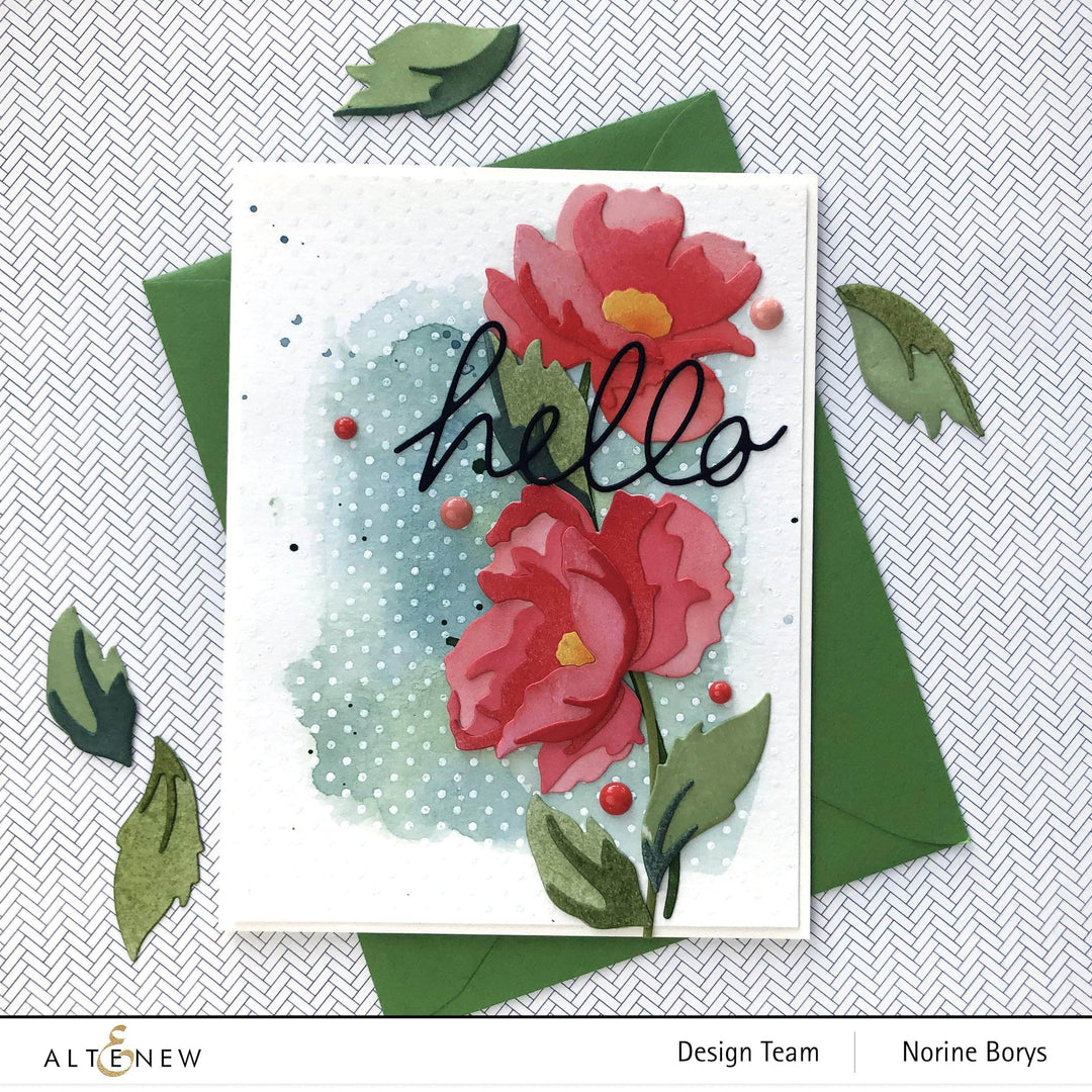 Dies Craft-A-Flower: Poppy Layering Die Set