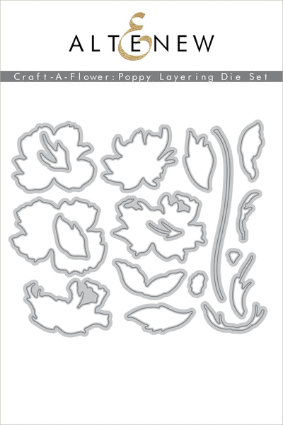 Dies Craft-A-Flower: Poppy Layering Die Set