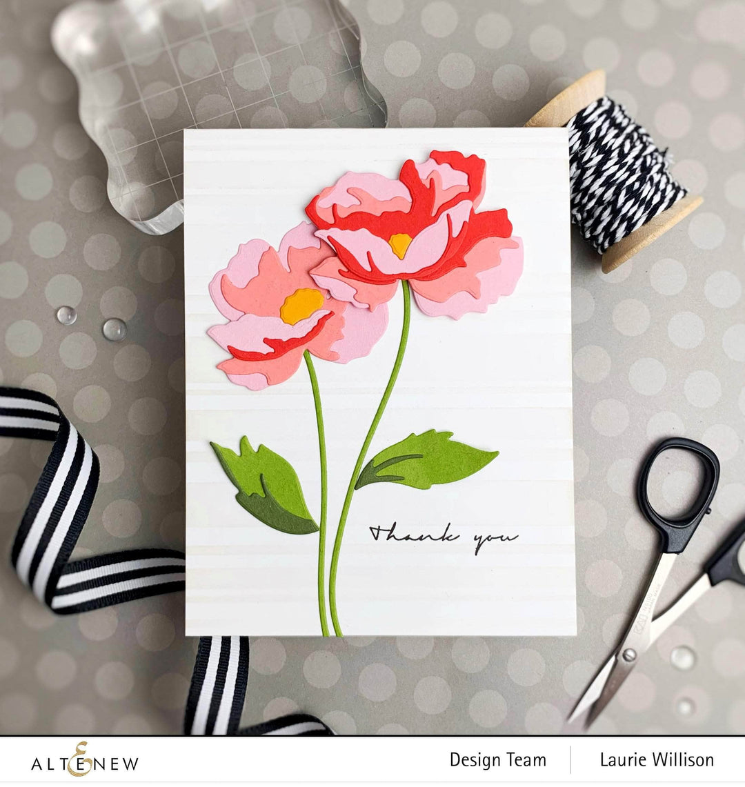 Dies Craft-A-Flower: Poppy Layering Die Set