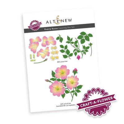 Dies Craft-A-Flower: Prairie Roses Layering Die Set