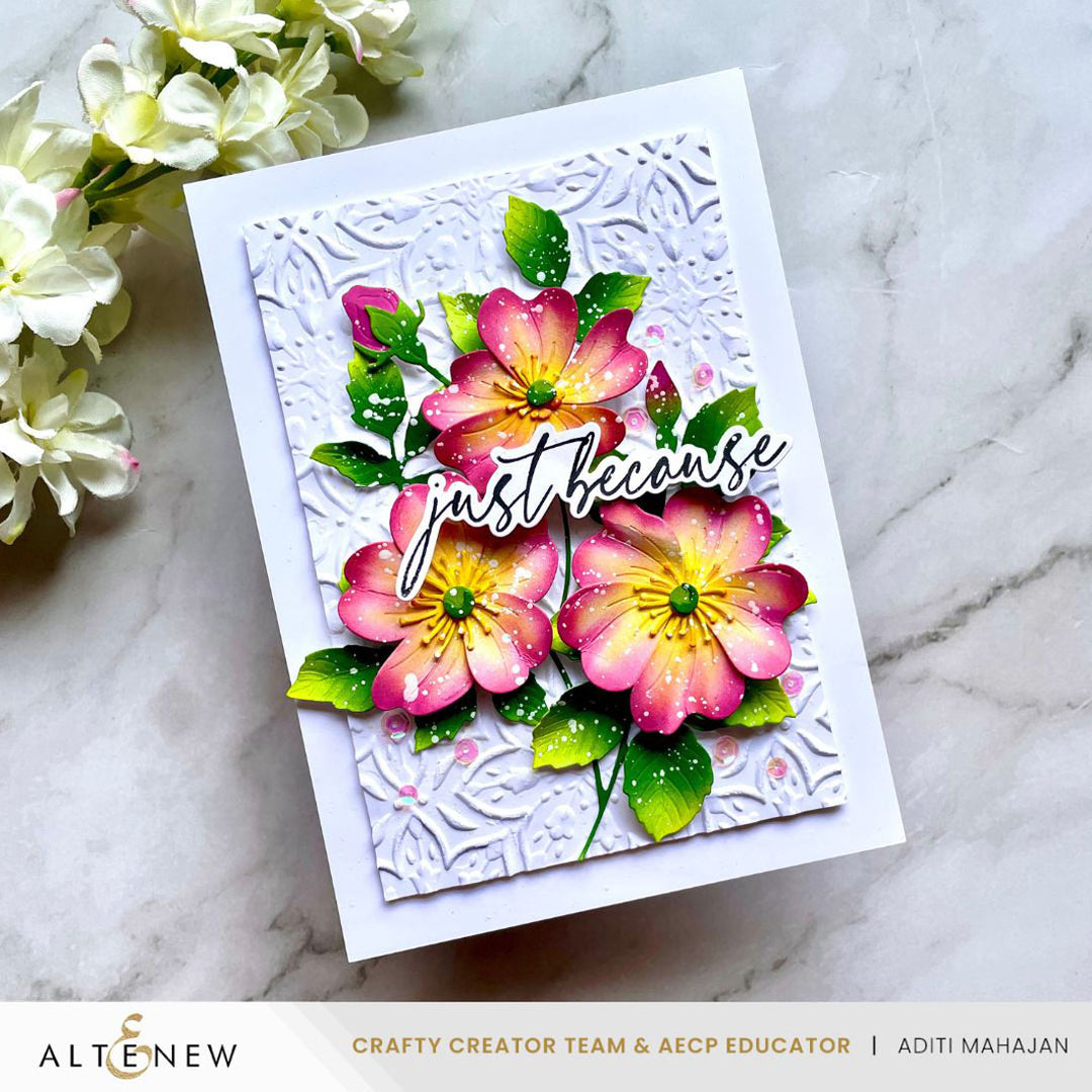 Dies Craft-A-Flower: Prairie Roses Layering Die Set