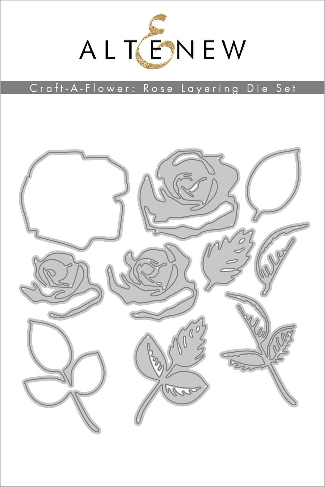 Dies Craft-A-Flower: Rose Layering Die Set