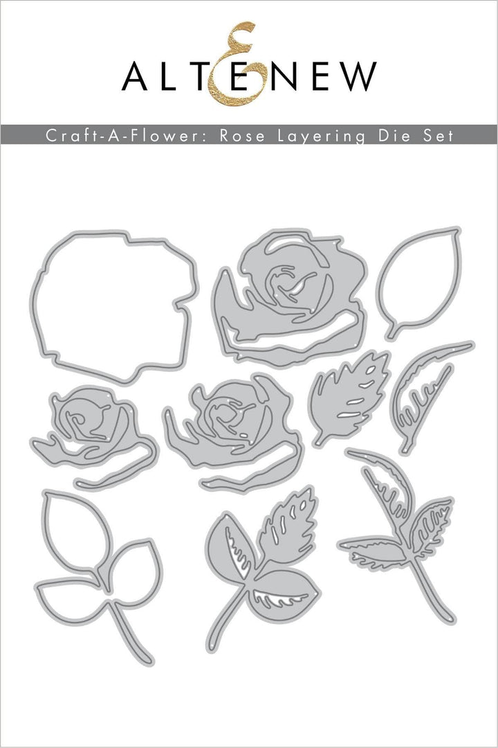 Dies Craft-A-Flower: Rose Layering Die Set