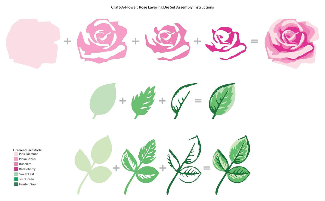 Dies Craft-A-Flower: Rose Layering Die Set