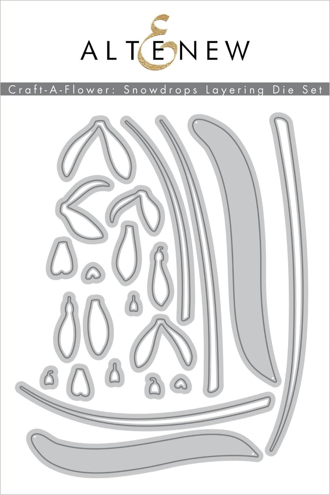 Dies Craft-A-Flower: Snowdrops Layering Die Set