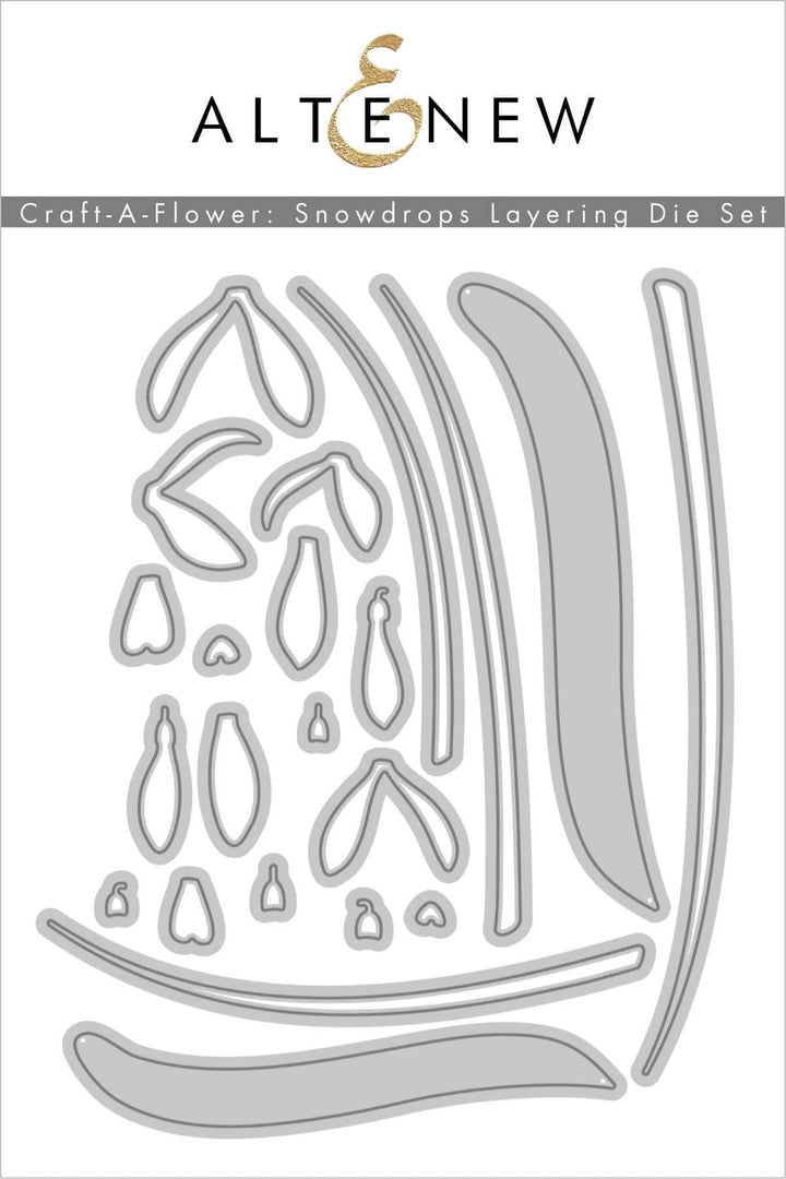 Dies Craft-A-Flower: Snowdrops Layering Die Set