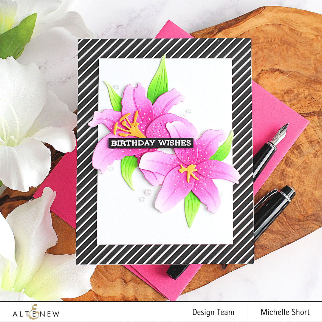 Dies Craft-A-Flower: Stargazer Lily Layering Die Set