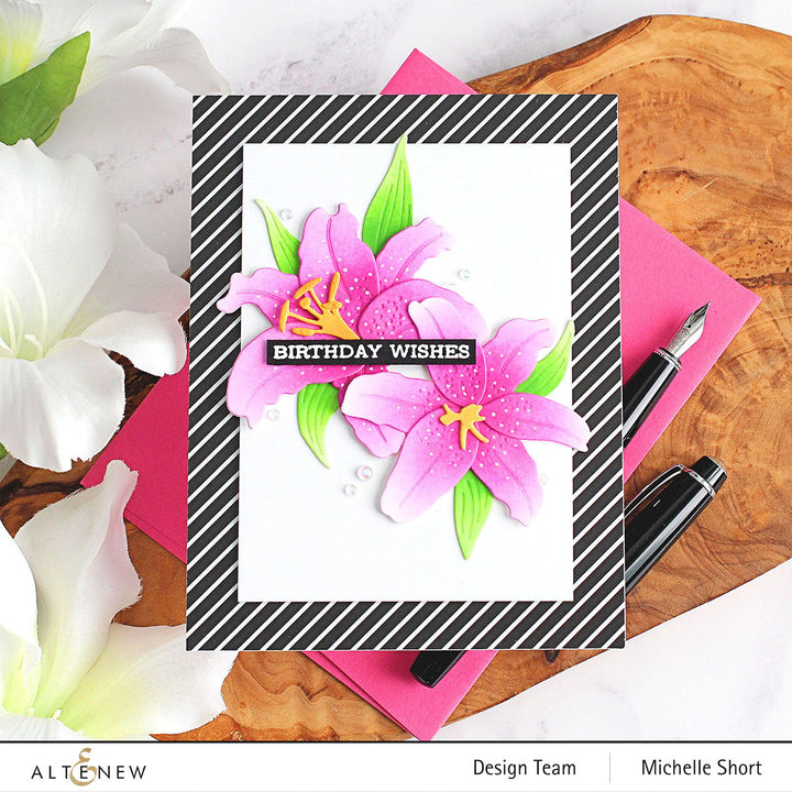 Dies Craft-A-Flower: Stargazer Lily Layering Die Set
