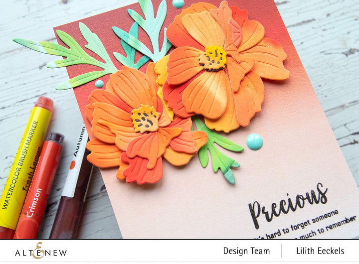 Dies Craft-A-Flower: Sulfur Cosmos Layering Die Set