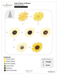 Dies Craft-A-Flower: Sunflowers Layering Die Set