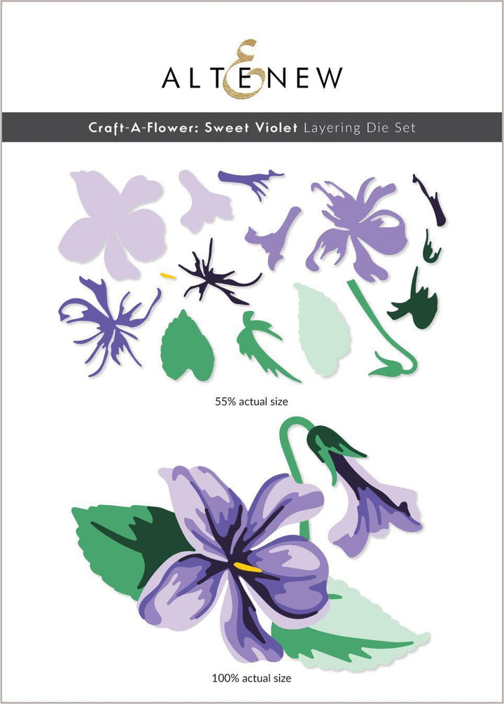 Dies Craft-A-Flower: Sweet Violet Layering Die Set