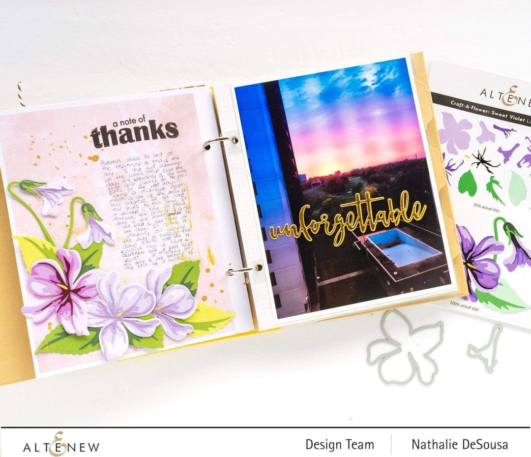Dies Craft-A-Flower: Sweet Violet Layering Die Set