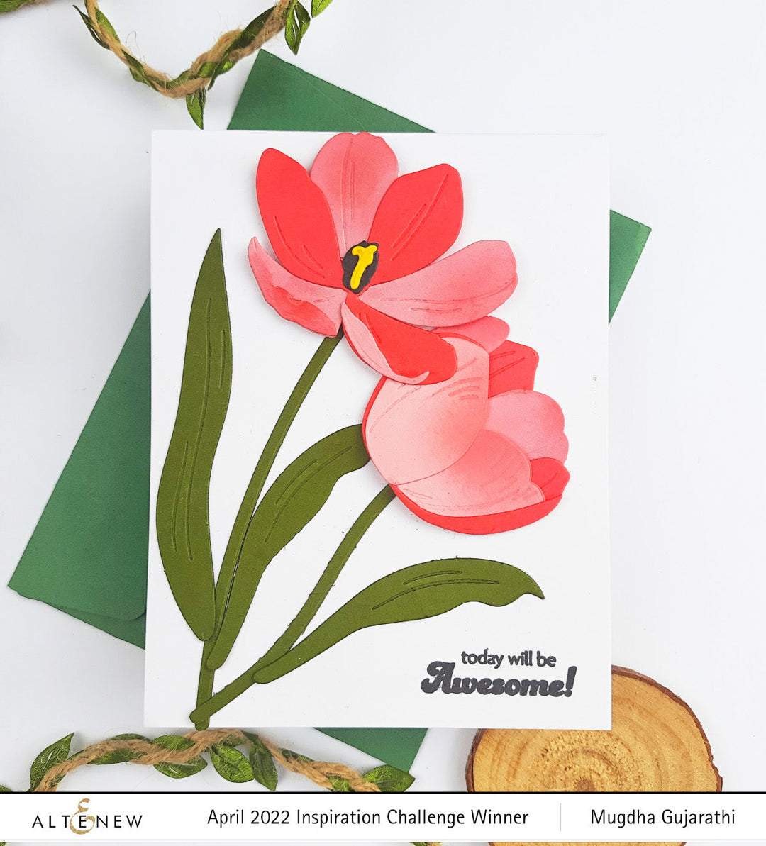 Dies Craft-A-Flower: Tulip Full Bloom Layering Die Set