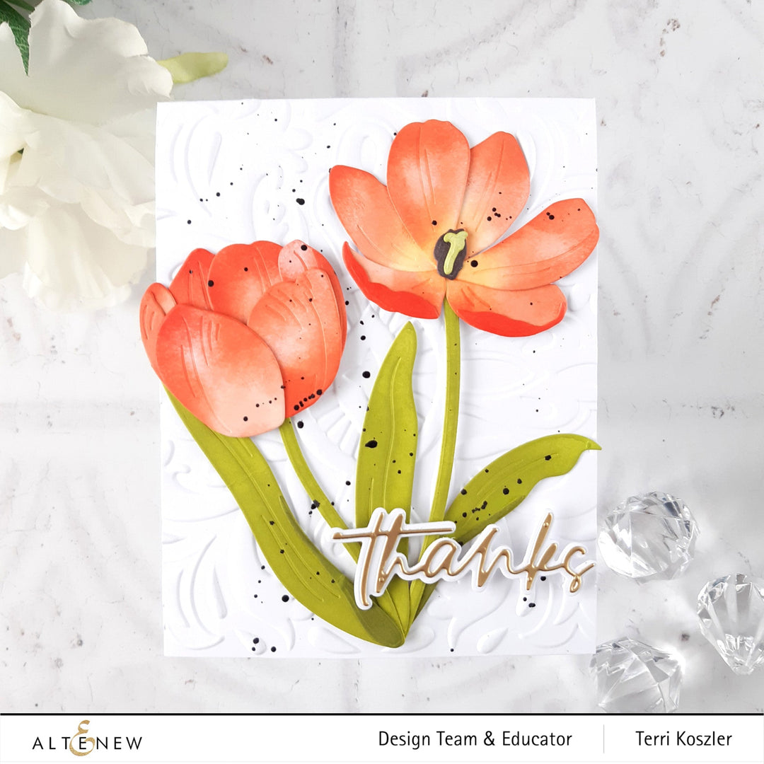 Dies Craft-A-Flower: Tulip Full Bloom Layering Die Set