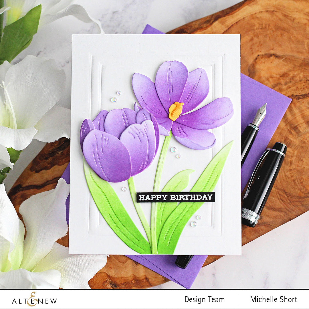 Dies Craft-A-Flower: Tulip Full Bloom Layering Die Set