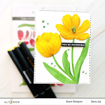 Dies Craft-A-Flower: Tulip Full Bloom Layering Die Set