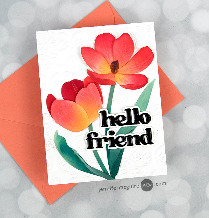 Dies Craft-A-Flower: Tulip Full Bloom Layering Die Set