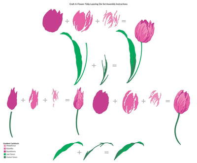 Dies Craft-A-Flower: Tulip Layering Die Set