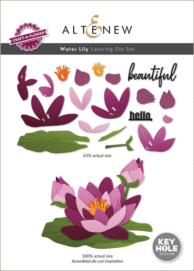 Dies Craft-A-Flower: Water Lily Layering Die Set
