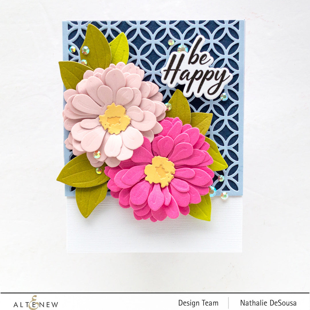 Dies Craft-A-Flower: Zinnia Layering Die Set
