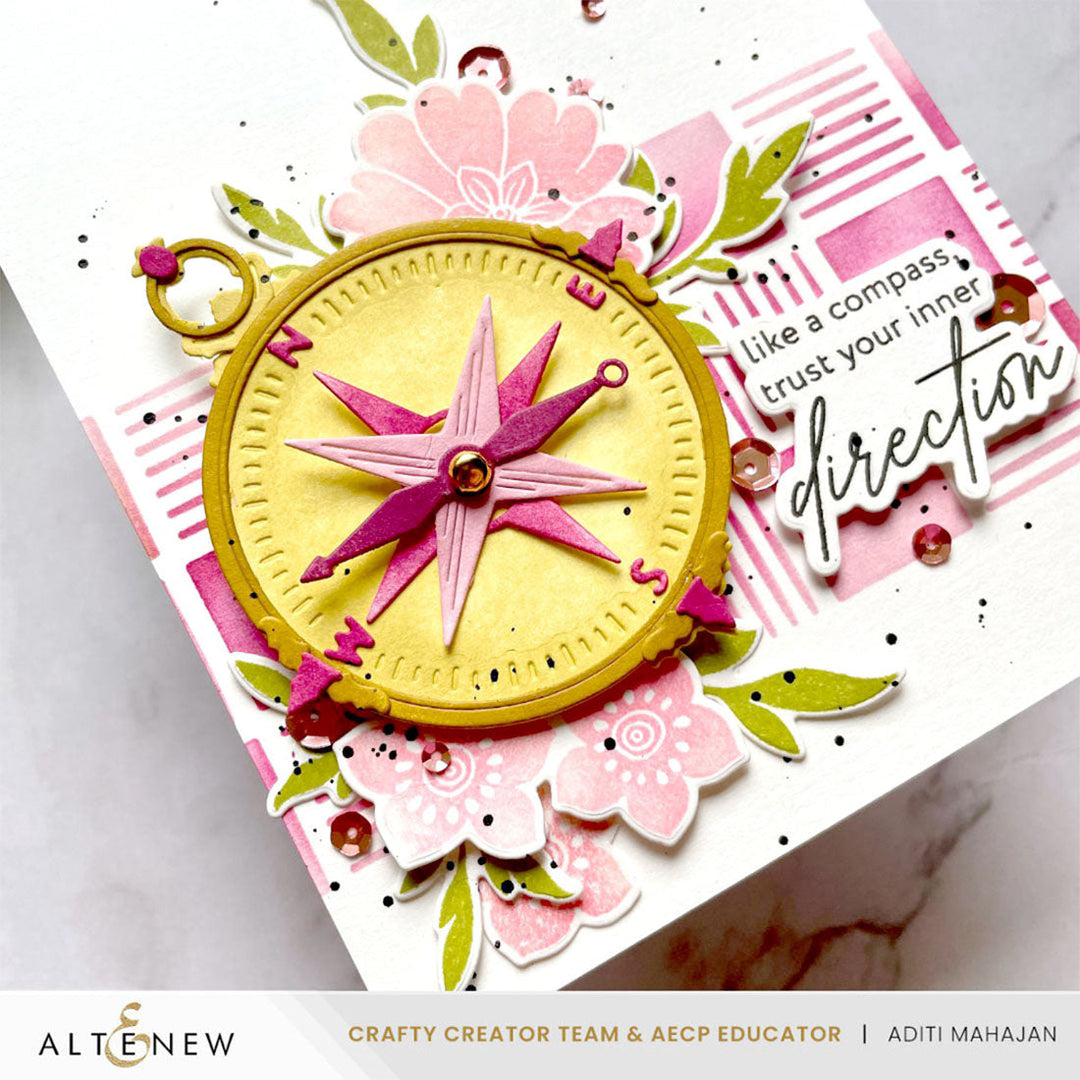 Dies Craft Your Life Project Kit: Floral Odyssey Add-On Die Set