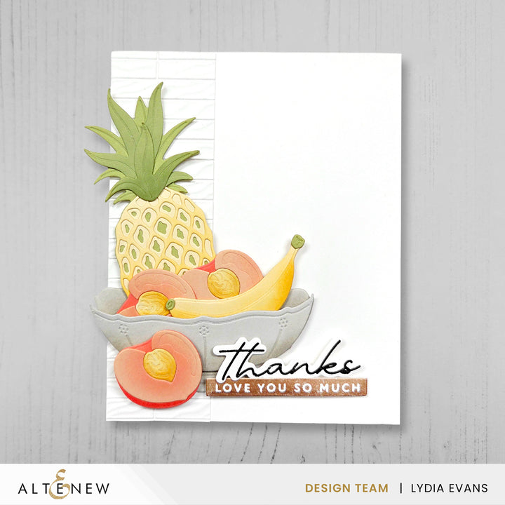 Dies Craft Your Life Project Kit: Fruits & Flowers Add-On Die Set