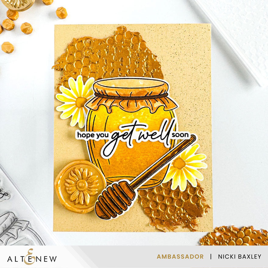 Dies Craft Your Life Project Kit: Honeycomb Haven Add-On Die Set