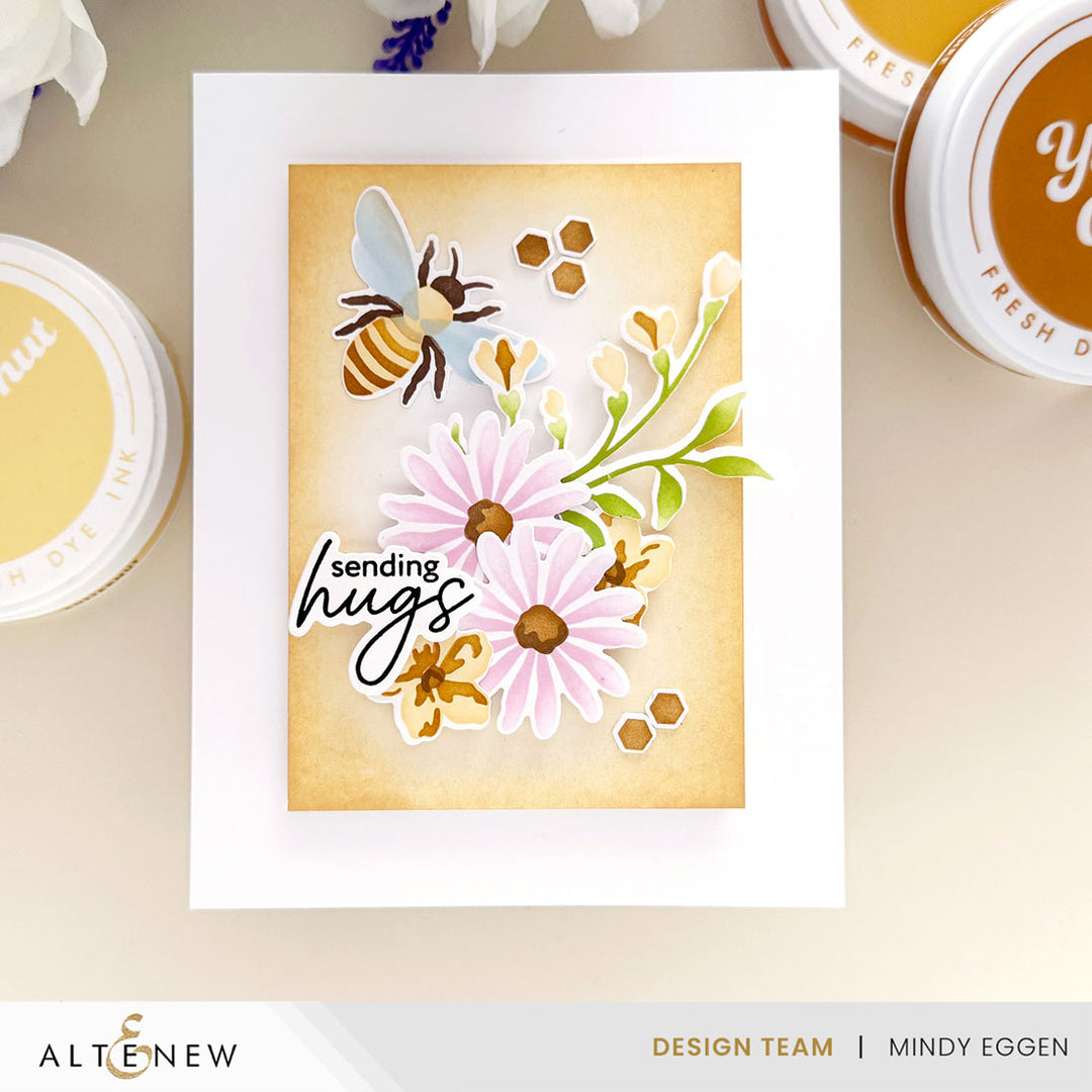 Dies Craft Your Life Project Kit: Honeycomb Haven Add-On Die Set