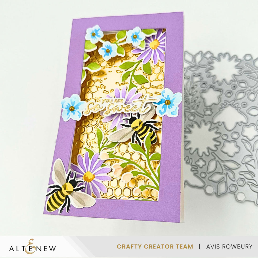 Dies Craft Your Life Project Kit: Honeycomb Haven Add-On Die Set