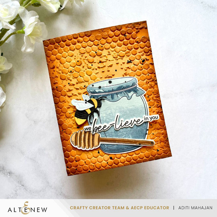 Dies Craft Your Life Project Kit: Honeycomb Haven Add-On Die Set