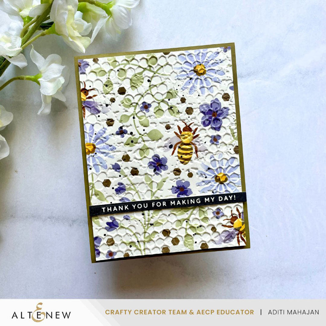Dies Craft Your Life Project Kit: Honeycomb Haven Add-On Die Set
