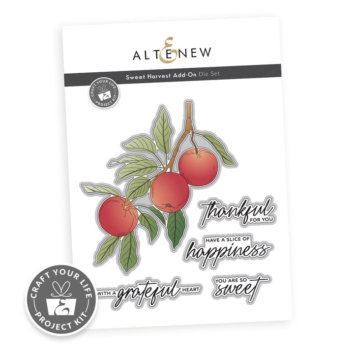 Dies Craft Your Life Project Kit: Sweet Harvest Add-On Die Set