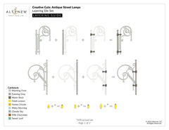 Dies Creative Cuts: Antique Street Lamps Layering Die Set